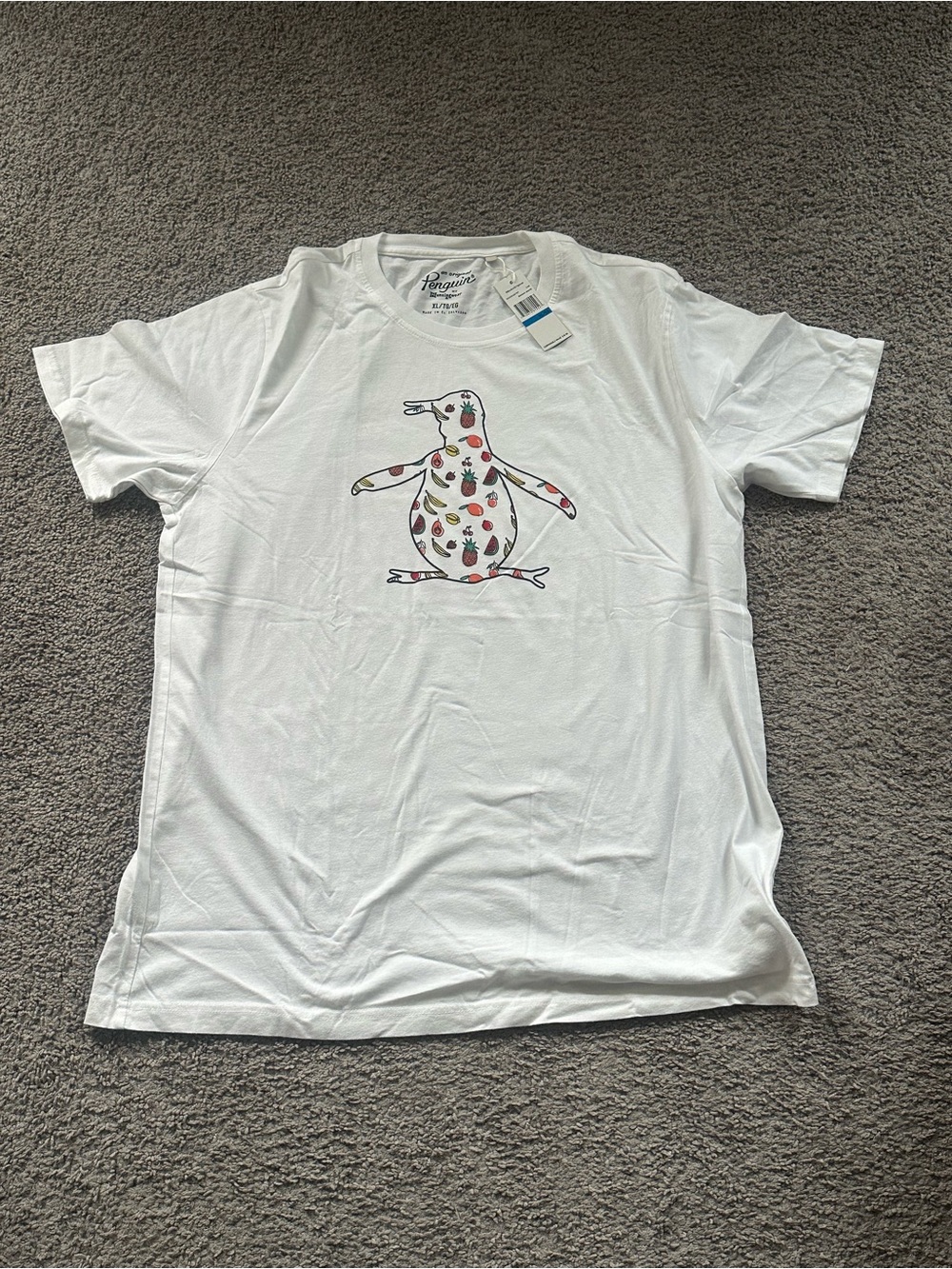 Original Penguin Bright White Crewneck T‑Shirt